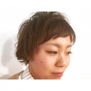 ショートスタイルに、プチニュアンスパーマ☆