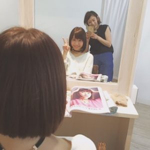 モデルさんと