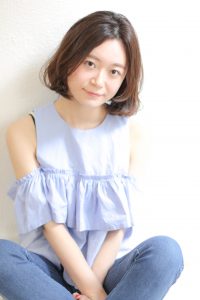 夏も、ラフなボブスタイル