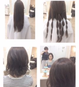 ヘアドネーション☆