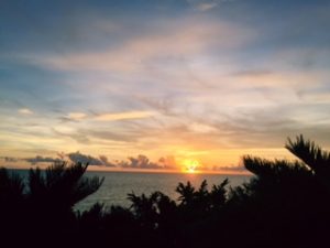 沖縄の夕日