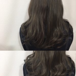 透明感カラー♪