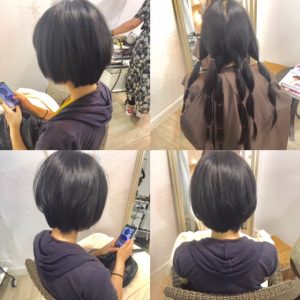ヘアドネーションお客様photo♪