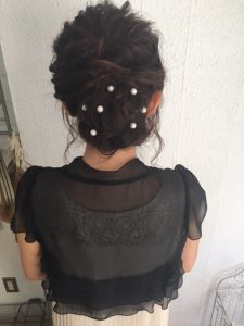 結婚式アレンジ×シニヨンスタイル♪
