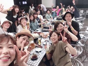 ビアガーデン&サッカー!!!