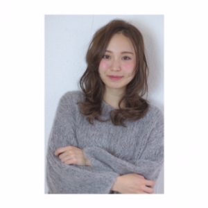 前髪長めのパーマスタイル★