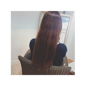 サロンのお客様☆ストレート+スタイルチェンジ
