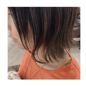 ★透明感グラデーションカラー×切りっぱなし★