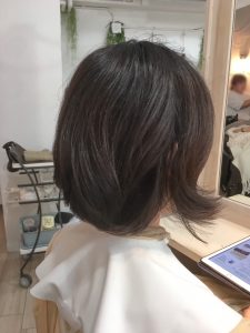 髪癖おさまるーの。