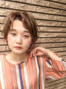 インナーカラーで自分だけの色に♪。