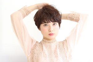 ☆春の大人ピンクベージュ×フェミニンショート☆