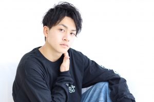 マッシュスタイルも男らしく!!。