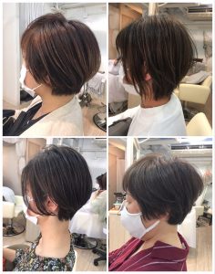 自分だけのショートスタイルを楽しみましょう♪。
