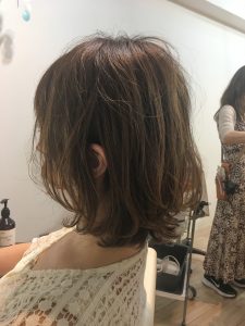 パーマはかけ直す前に活かしましょう♪。