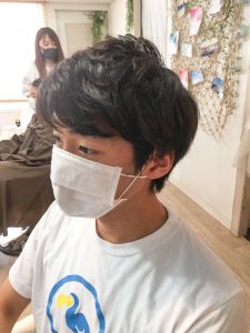 夏に向けて短くしましょう♪。