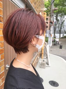 綺麗の見える大人ショート♪。