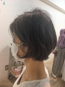 癖毛を活かしたショート♪。