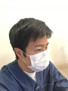 メンズのショートスタイルにもパーマを♪。